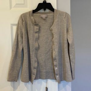 Banana Republic Beige Button Down Sweater